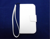 [3071624]All white folio with strap